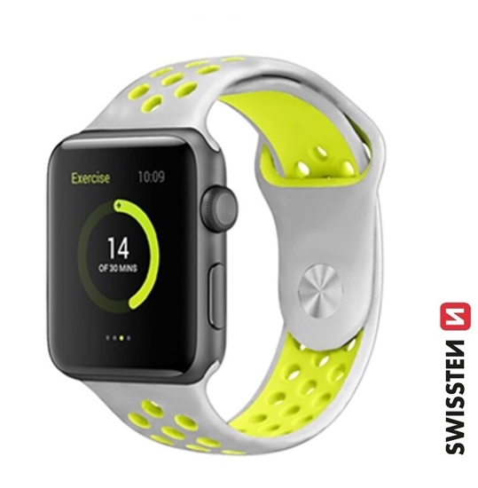 Изображение Swissten Sport Silicone Band for Apple Watch 38 / 40 mm