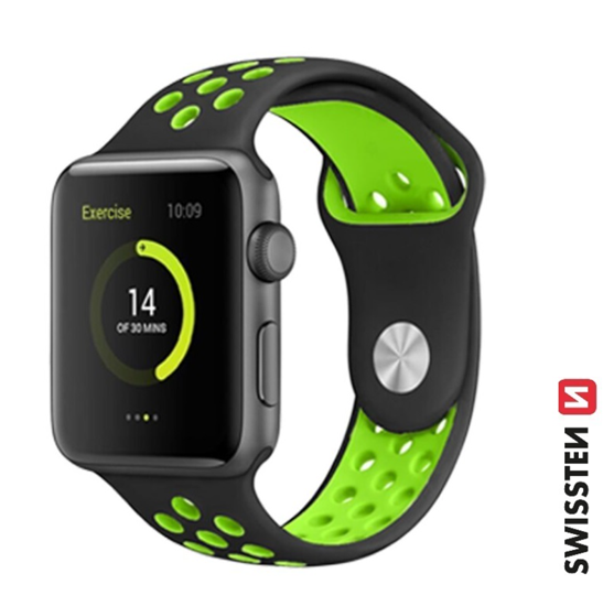 Изображение Swissten Sport Silicone Band for Apple Watch 38 / 40 mm