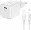 Picture of Swissten Travel Charger GaN USB-C 35W PD + Data Cable USB-C - Lightning 1.2m