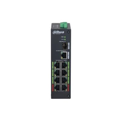 Attēls no Switch|DAHUA|LR2110-8ET-120-V2|PoE ports 8|DH-LR2110-8ET-120-V2