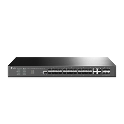 Attēls no Switch|TP-LINK|Omada|TL-SG3428XF|Type L2+|Rack|4x10/100/1000BASE-T/SFP combo|20xSFP|4xSFP+|2xConsole|1|SG3428XF