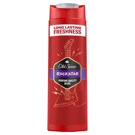 Изображение Šampūns Old Spice un dušas želeja Rockstar 400ml