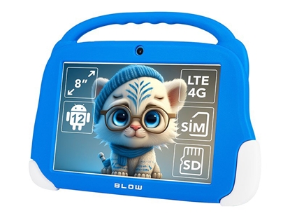 Attēls no Tablet KidsTAB8 4G 4/64GB Niebieskie etui 