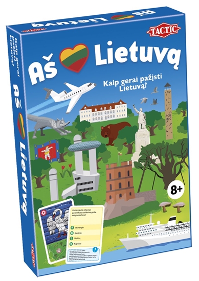 Изображение Tactic TACTIC Board game I Love Lithuania (In Lithuanian lang.)