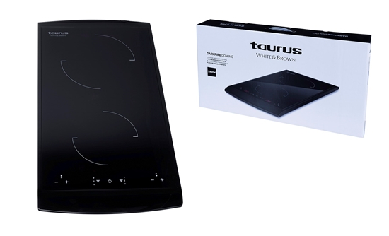 Picture of Taurus Darkfire Domino Black Countertop 31 cm Zone induction hob 2 zone(s)