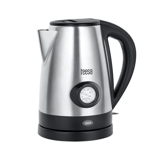 Picture of Teesa TSA1513 Electric Kettle with thermometer / 1700 ml / 2200W / Silver