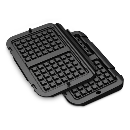 Picture of TEFAL OptiGrill Snack and baking accessory | XA730810 | Number of pastry 1 | Waffle | Black