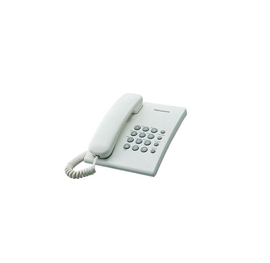 Изображение Telefon stacjonarny Panasonic Telefon stacjonarny Panasonic KX-TS500PDW (kolor biały)