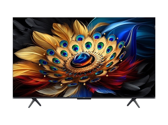 Изображение TV Set|TCL|50"|4K/Smart|QLED|3840x2160|Wireless LAN|Bluetooth|Google TV|Black|50C655