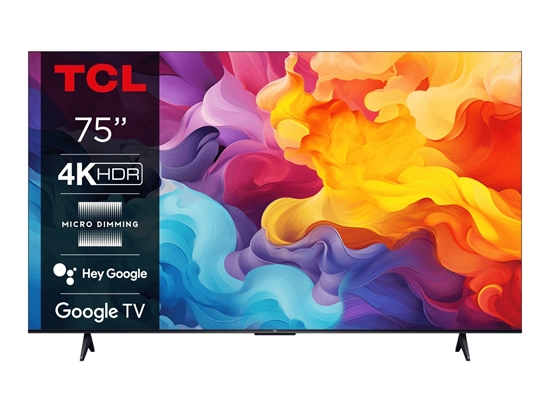 Picture of TV Set|TCL|75"|4K/Smart|3840x2160|Wireless LAN|Bluetooth|Google TV|75V6B