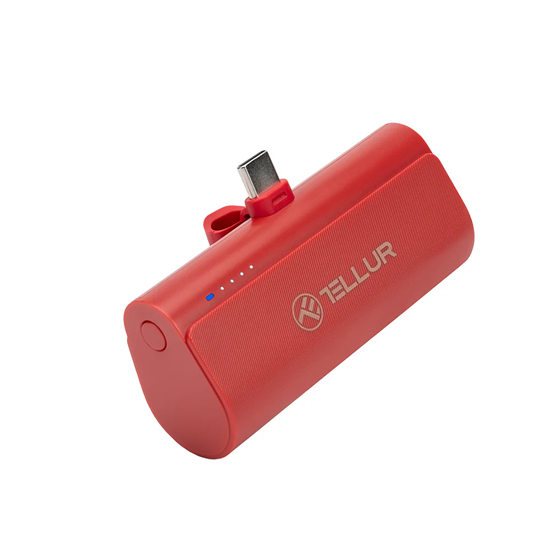 Изображение Tellur PD202 Powerbank 5000mAh red