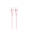 Picture of Tellur Silicone Type-C to Type-C cable PD60W 1m pink