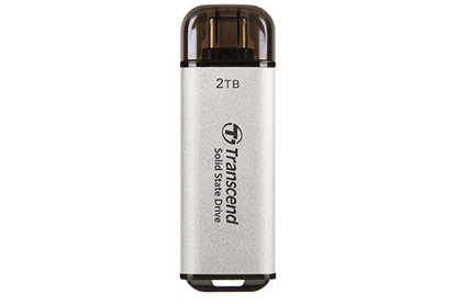 Изображение Transcend SSD ESD300S        2TB USB-C silver