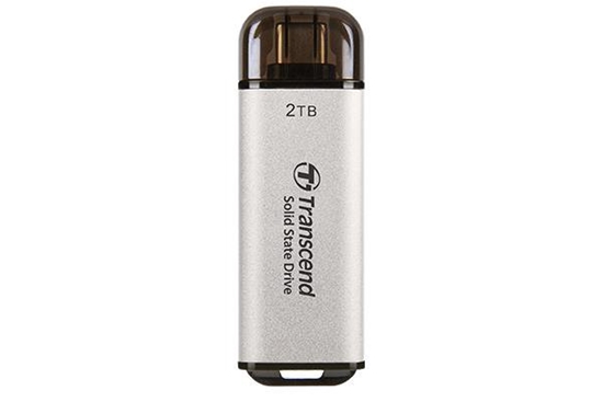 Picture of Transcend SSD ESD300S        2TB USB-C silver