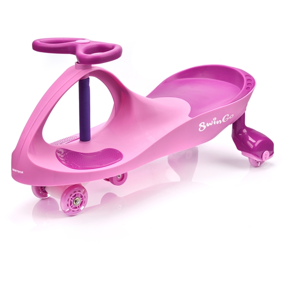 Picture of Transportlīdzeklis SWING CAR METEOR SWINGO pink