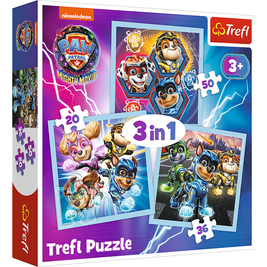 Picture of TREFL PAW PATROL 3 dėlionių rinkinys „Šuniukas-patrulis“