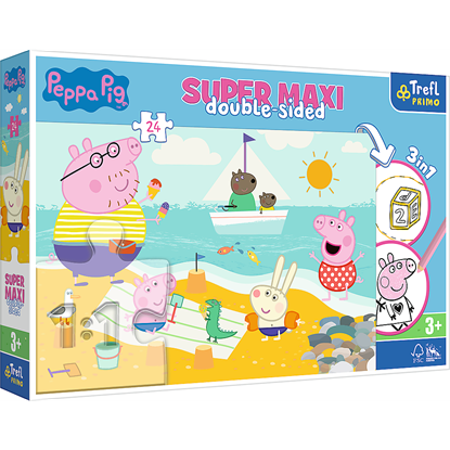 Attēls no TREFL PEPPA PIG Super maxi dėlionė, 24 det.