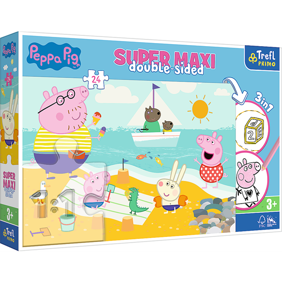 Picture of TREFL PEPPA PIG Super maxi dėlionė, 24 det.