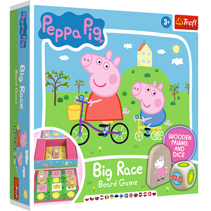 Attēls no TREFL PEPPA PIG Žaidimas „Kiaulytė Pepa: didžiosios lenktynės“