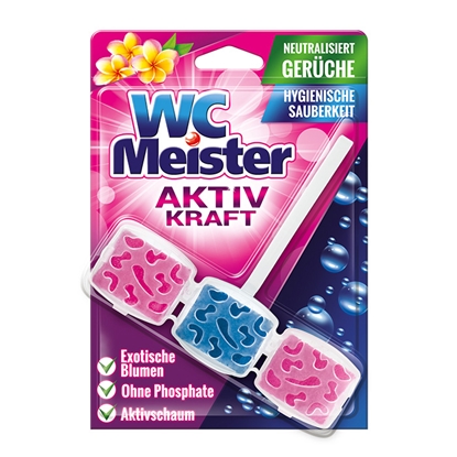 Attēls no Tualetes bloks WC Meister - Exotic Flowers 45g