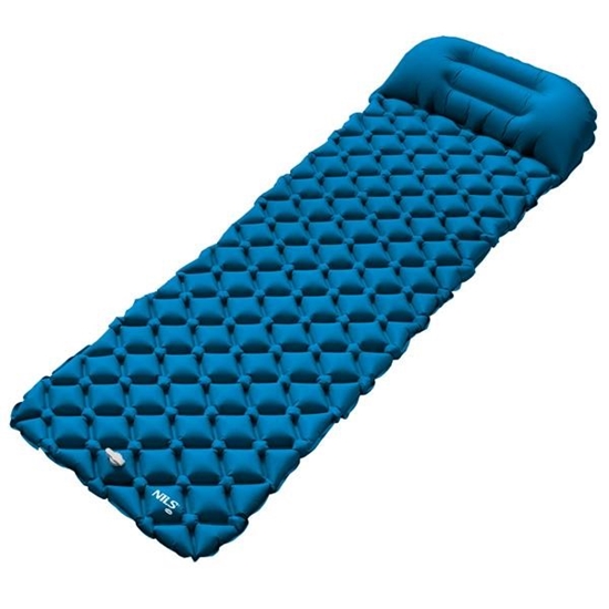 Picture of Tūristu paklājiņš NC4006 TURQUOISE TOURIST MAT WITH PUMP NILS CAMP