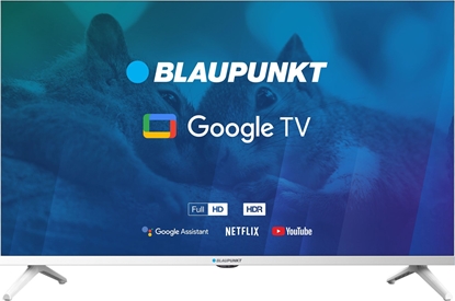Attēls no TV 32" Blaupunkt 32FBG5010S Full HD DLED, GoogleTV, Dolby Digital Plus, WiFi 2,4-5GHz, BT, balta