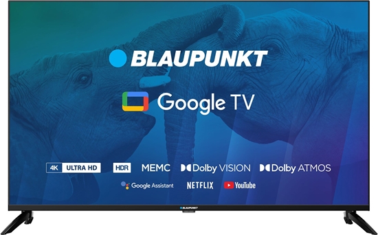 Picture of TV 43" Blaupunkt 43UBG6000S 4K Ultra HD LED, GoogleTV, Dolby Atmos, WiFi 2,4-5GHz, BT, juoda