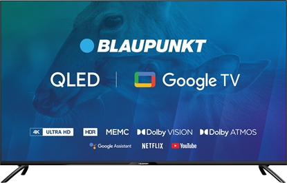 Изображение TV 50" Blaupunkt 50QBG7000S 4K Ultra HD QLED, GoogleTV, Dolby Atmos, WiFi 2,4-5GHz, BT, black