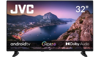 Attēls no TV Set|JVC|32"|Smart/HD|1366x768|Wireless LAN|Bluetooth|Android TV|LT-32VAH3300