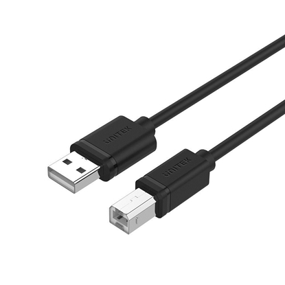 Attēls no UNITEK Y-C420GBK USB cable 3 m USB 2.0 USB A USB B Black