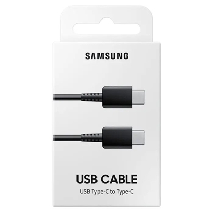 Picture of USB kabelis Samsung EP-DA705BBEGWW Type-C-Type-C 1.0m juodas