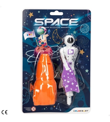 Изображение Uzvelkama lidojoša rotaļlieta Astronaut dažādas 16 cm CB45939