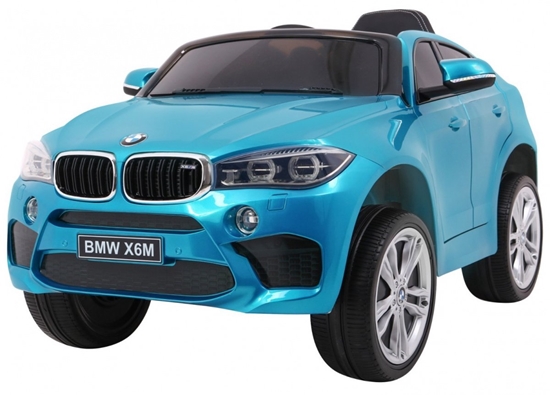 Picture of Vaikiškas elektromobilis BMW X6M, mėlynas lakuotas