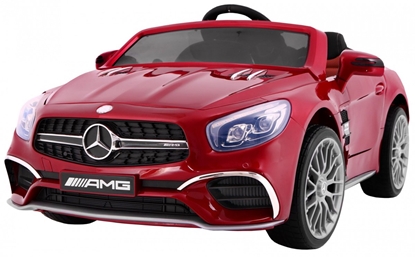 Изображение Vaikiškas elektromobilis Mercedes AMG SL65, raudonas - lakuotas