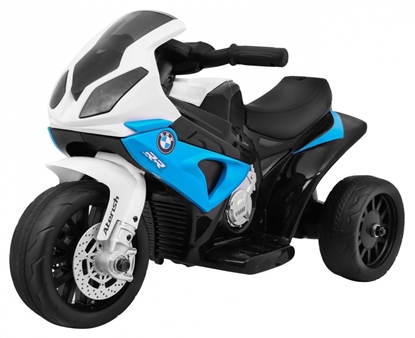 Изображение Vaikiškas triratis motociklas BMW S1000 RR MINI, mėlynas