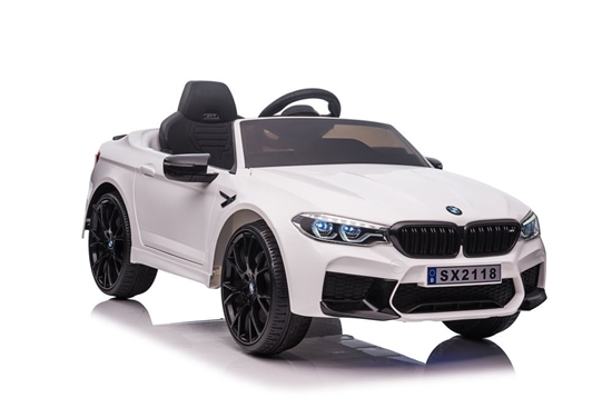 Изображение Vaikiškas vienvietis elektromobilis BMW M5 SX2118, baltas