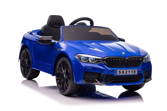 Изображение Vaikiškas vienvietis elektromobilis BMW M5 SX2118, mėlynas