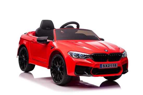 Picture of Vaikiškas vienvietis elektromobilis BMW M5 SX2118, raudonas