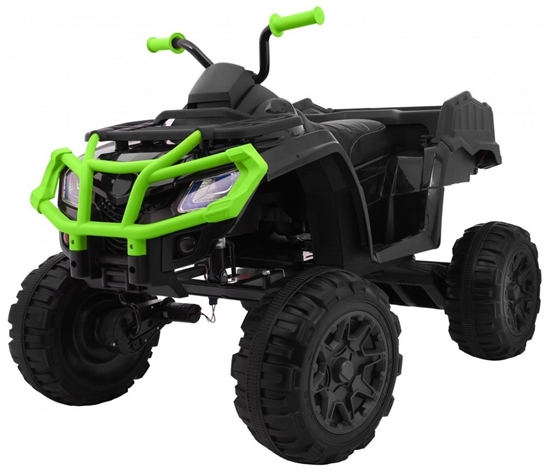 Picture of Vaikiškas vienvietis keturratis - Quad ATV, juodai žalias