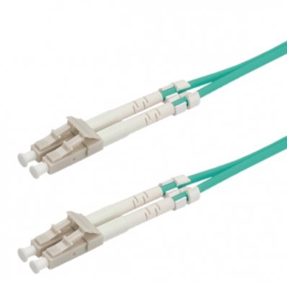 Изображение Value Fibre Optic Jumper Cable, 50/125µm, LC/LC, OM3, turquoise, 2.0 m