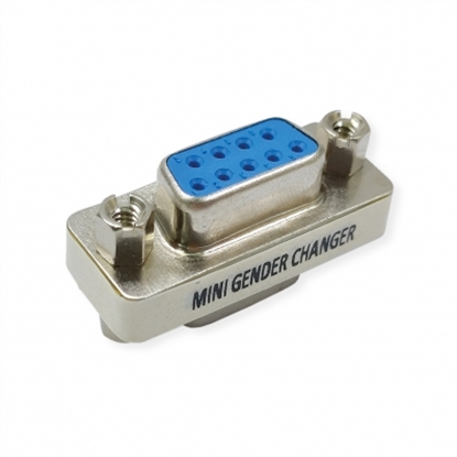 Изображение VALUE Mini Gender Changer, 9-pin F - F