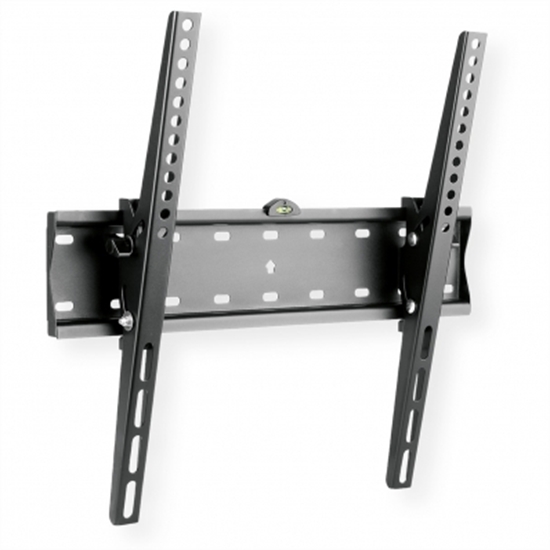 Изображение VALUE TV wall mount, 27mm wall distance, 40kg load capacity, black, tiltable