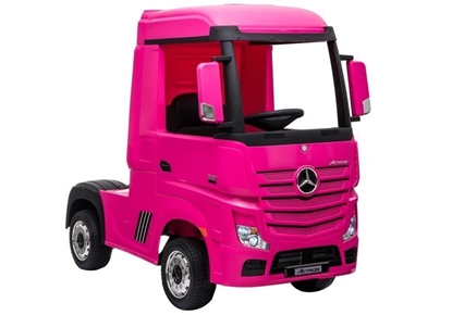 Изображение Vienvietis elektromobiliks Mercedes Actros 4x4, rožinis