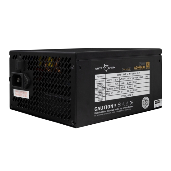 Picture of White Shark GPSU-850W Admiral 850W 80+ GOLD Full Modular