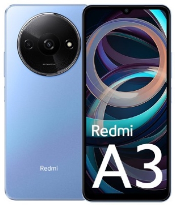 Attēls no Xiaomi Redmi A3 17 cm (6.71") Dual SIM Android 14 4G USB Type-C 3 GB 64 GB 5000 mAh Blue