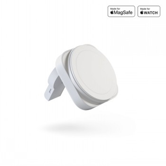 Изображение ZENS 2-IN-1 MAGSAFE + WATCH TRAVEL CHARGER WHITE