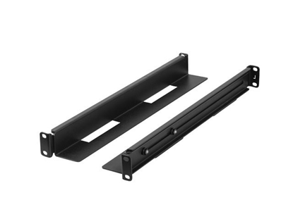 Attēls no Zestaw szyn montażowych do szaf rack 19 cali przesuwne 397x680mm czarny