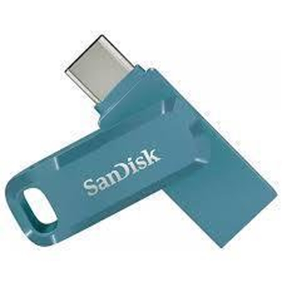 Picture of Zibatmiņa SanDisk Ultra Dual Drive Go USB-A / USB Type-C 128GB Navagio Bay 