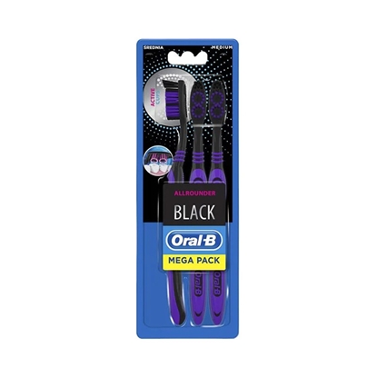 Attēls no Zobu birste Oral-B All Rounder Black 3gab.