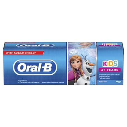 Изображение Zobu pasta bērnu Oral-B Frozen&Cars (3+), 75ml